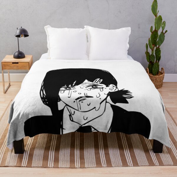 kobeni cry Throw Blanket RB0908 product Offical chainsaw man Merch